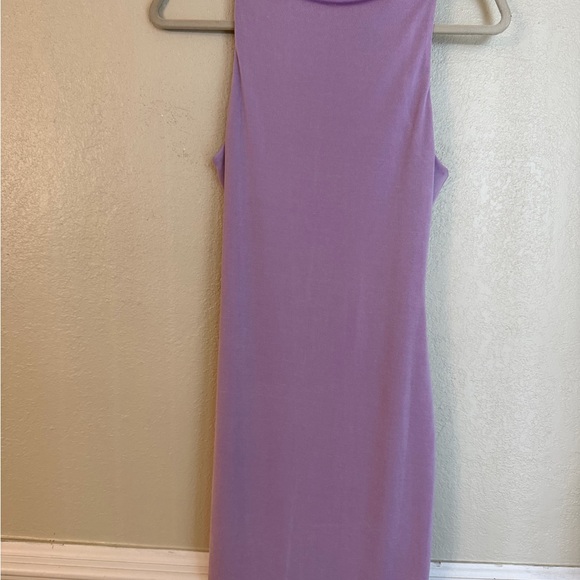 Naked Wardrobe Lavender Sleeveless Dress - Picture 7 of 8